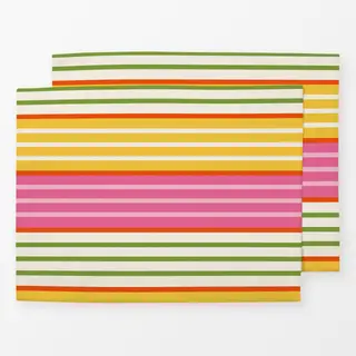 Tischset Sommerlich gestreift
