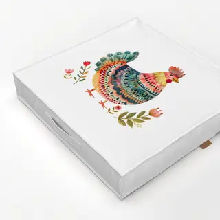 Bodenkissen Kunterbunte Henne