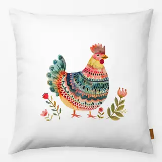 Kissen Kunterbunte Henne