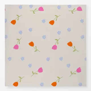 Tischdecke Tulpen Frühlingsblumen Beige