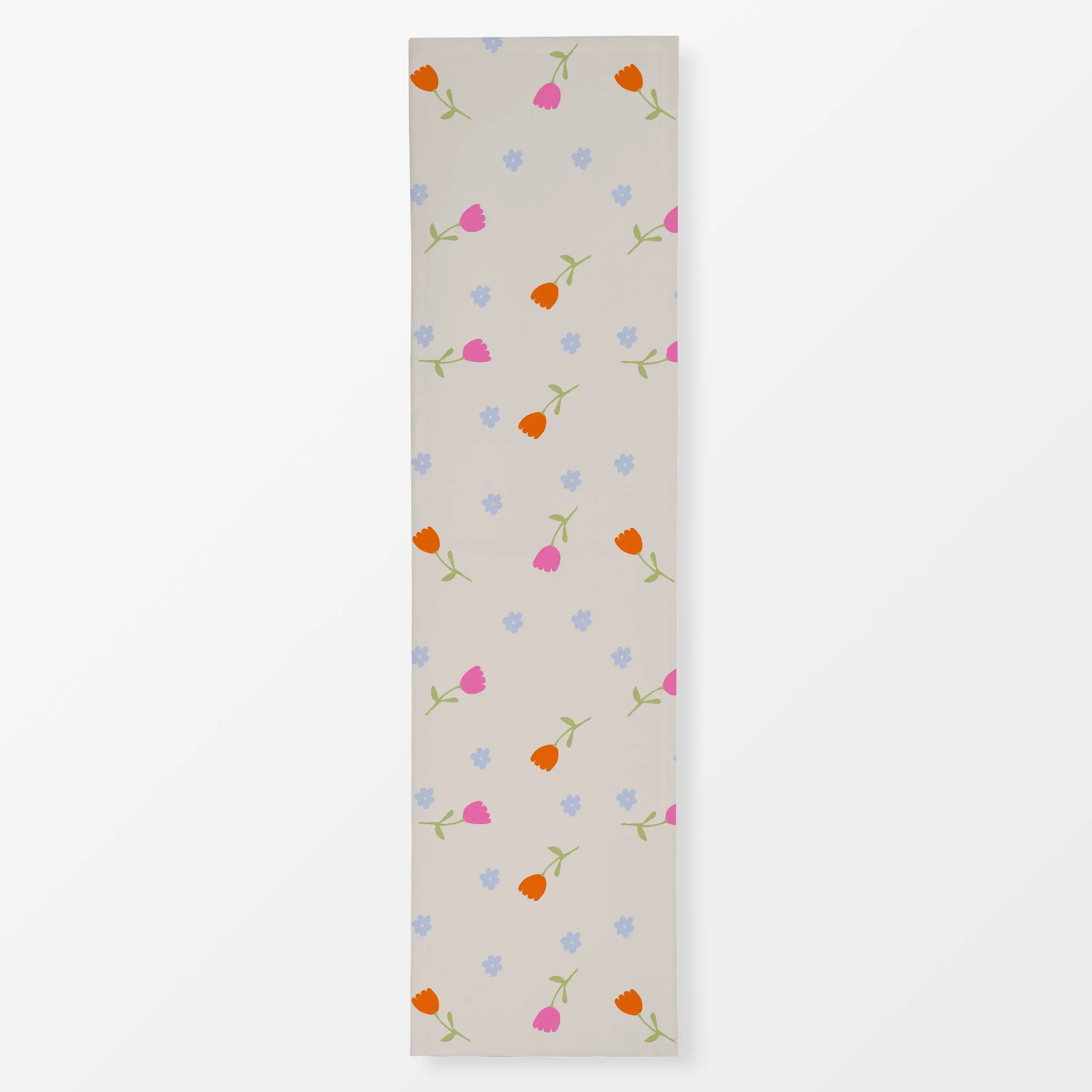 Tischläufer Tulpen Frühlingsblumen Beige, Blumen, Ostern, von Alisa Knöß