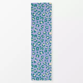 Tischläufer Leopardenmuster lila grün