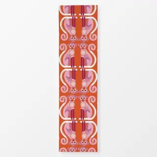 Tischläufer Affen Allover orange