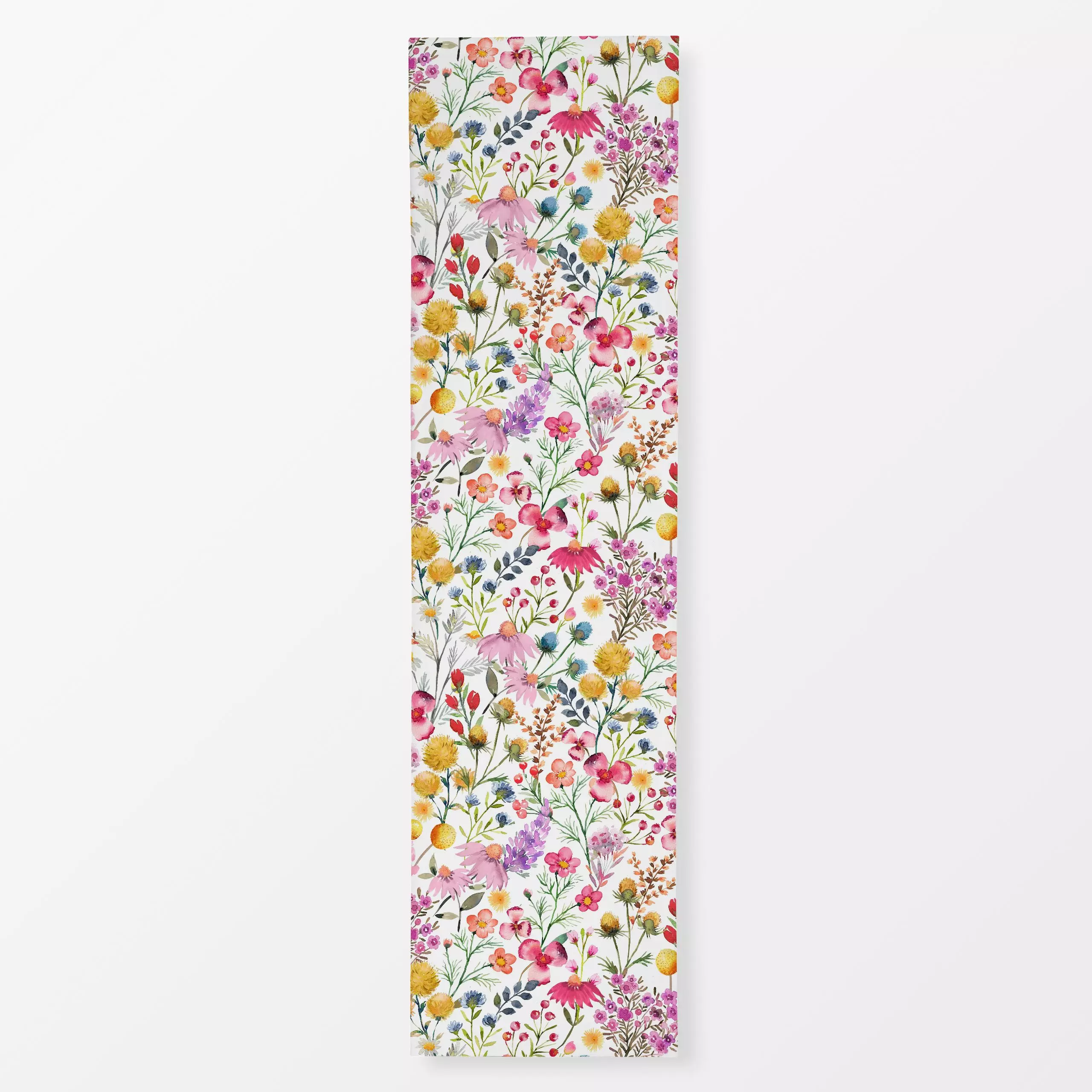 Tischläufer Delicate Botanical Watercolor - Blumen & Florales, Herbst, Pflanzen & Botanik - von „Ninola Design "; Blumen, Pf...