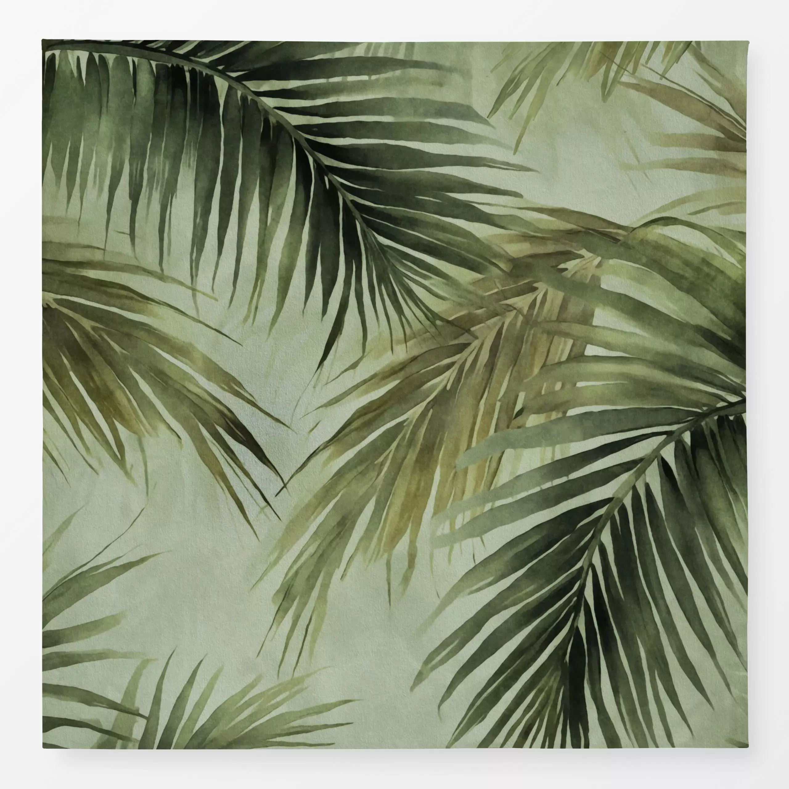 Tischdecke Tropical Palm Cove - Pflanzen & Botanik - von „Andrea Haase"; Sommerblumen, tropisch, exotisch, dschungel, regenw...