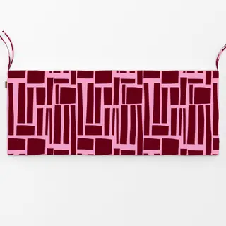 Bankauflage Kirschrot Color Blocks