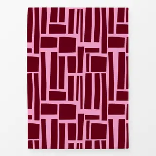 Geschirrtücher Kirschrot Color Blocks