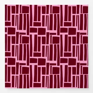 Tischdecke Kirschrot Color Blocks