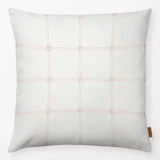 Kissen Dotted Plaid coral