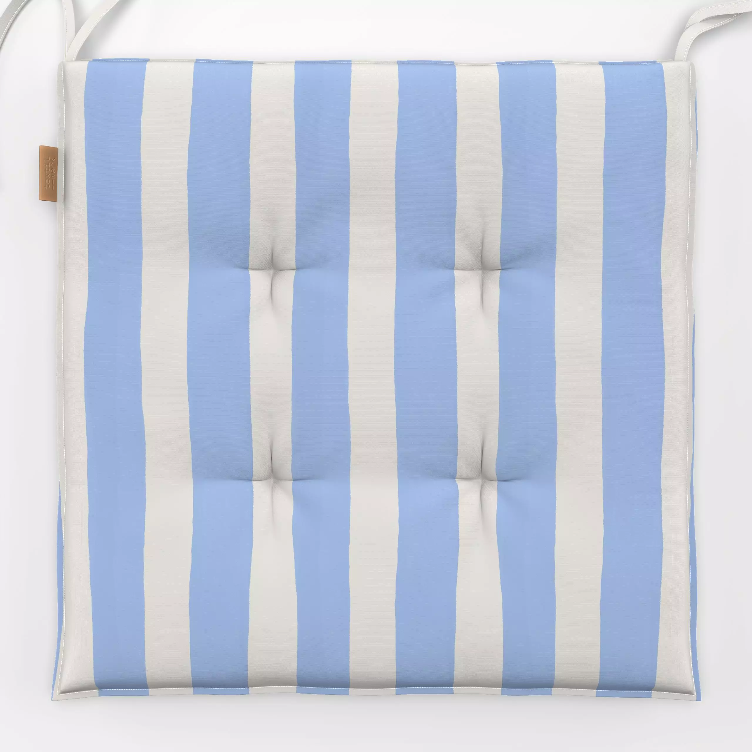 Sitzkissen Streifen Blau - Symbole & Muster - von „Studio Kesse"; Linien, Streifen, blau, Ostern, maritim, gestreift, Streif...