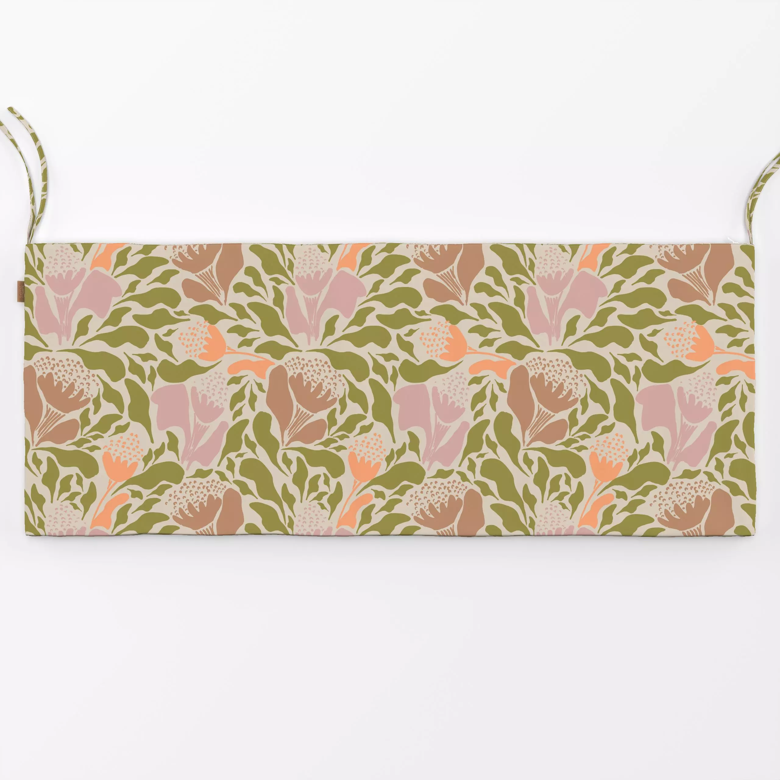 Bankauflage Flower Scent - Blumen & Florales, Sommer - von „Patries Elisabeth"; boho, abstrakt, altrosa, malerisch, Sommer, ...