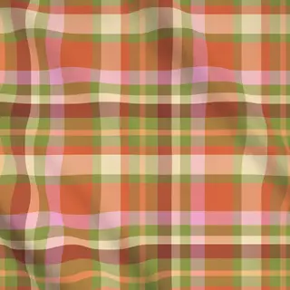 Meterware Tartan Plaid Bunt