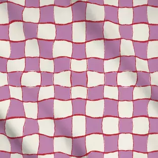 Meterware Fun Pool Kacheln lila rot