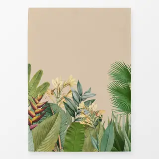 Geschirrtücher Tropischer Dschungel beige