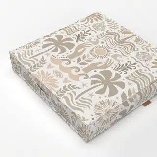 Bodenkissen Boho Beach Beige