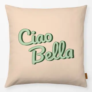 Kissen Ciao Bella beige