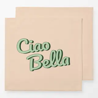 Servietten Ciao Bella beige