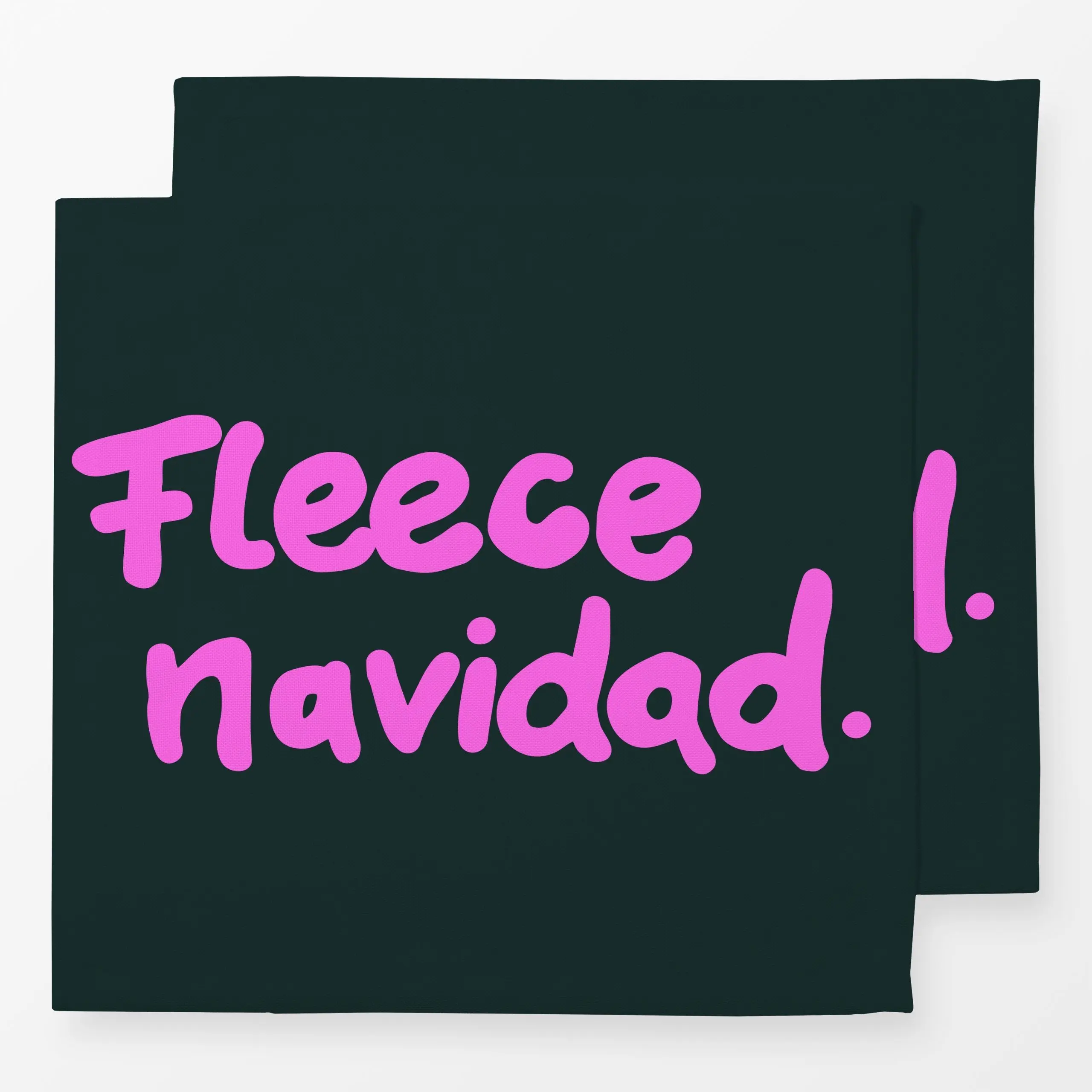 Servietten Fleece Navidad 2 - Sprüche & Schriftzüge, Weihnachten, Winter - von „Studio Memb"; Cozy, Weihnachten, Winter, typ...