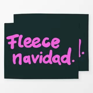 Tischset Fleece Navidad 2