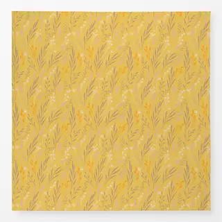 Tischdecke Wildgraeser gelb