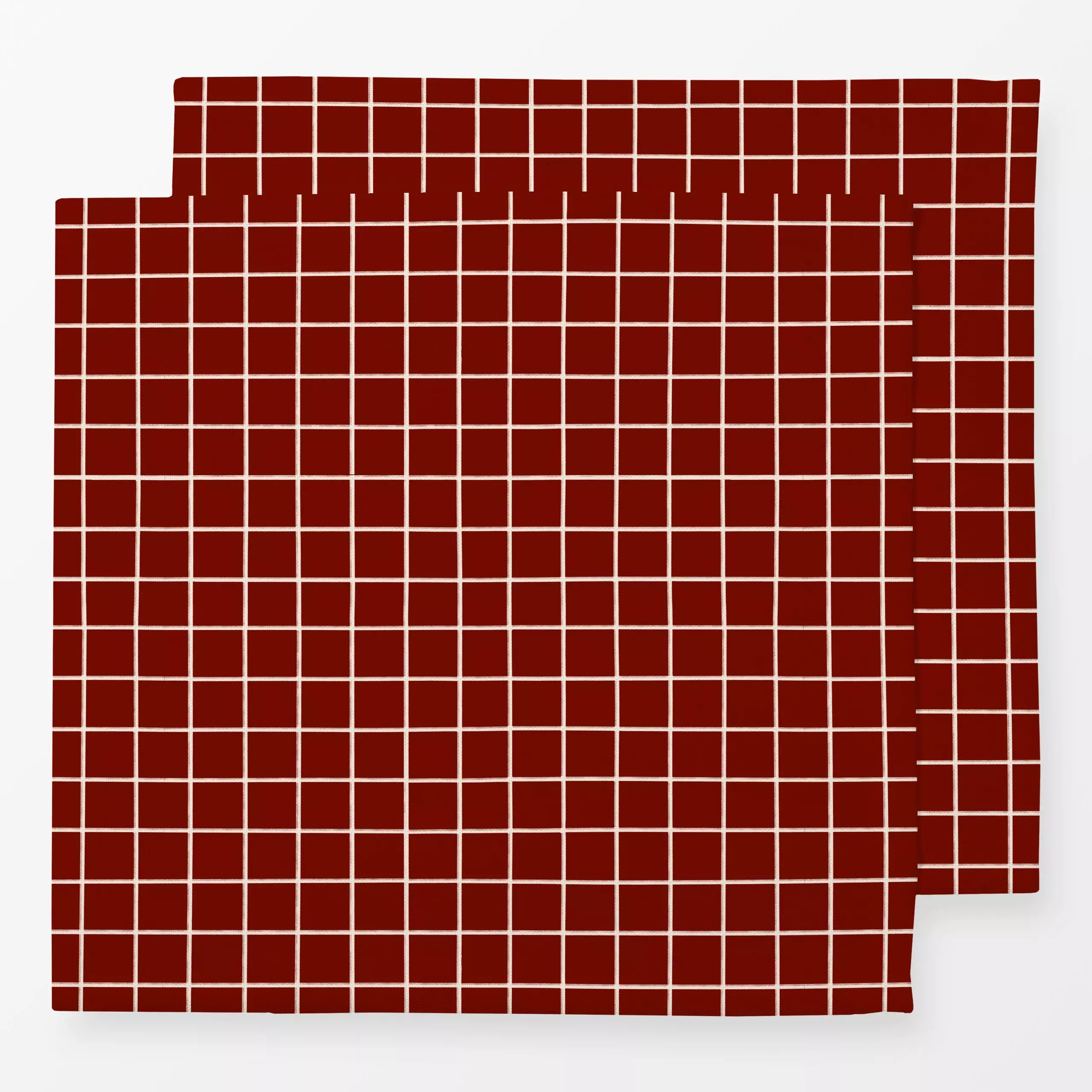 Servietten Karo Rot - Weihnachten, Symbole & Muster - von „Sophie Augustin Illustration"; Muster, Weihnachten, Karo, weihnac...