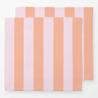 Servietten Rosa Pastel Streifen