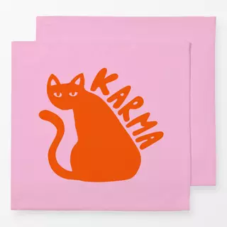 Servietten Karma Cat Orange