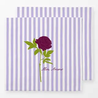 Servietten Rose Mon Amour
