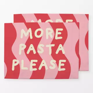 Tischset More Pasta Please