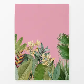 Geschirrtücher Tropischer Dschungel pink