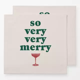 Servietten Very Merry
