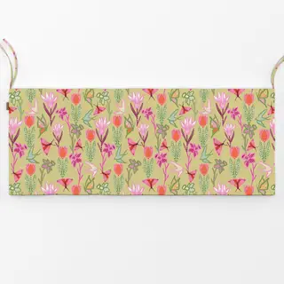 Bankauflage Blumenwiese Grün