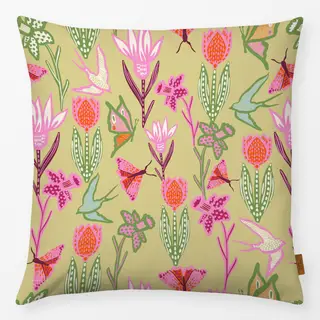 Kissen Blumenwiese Grün