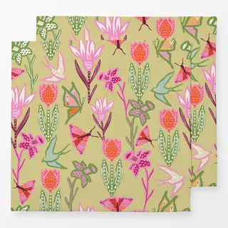 Servietten Blumenwiese Grün