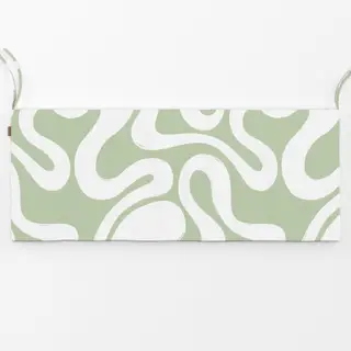 Bankauflage Swirl green