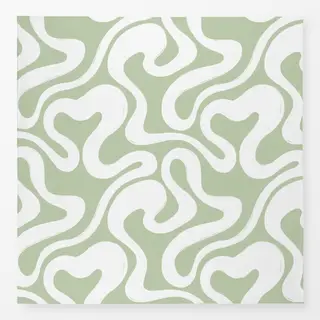 Tischdecke Swirl green