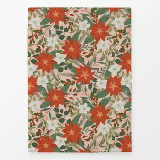 Geschirrtücher Weihnachtsblumen Rosa