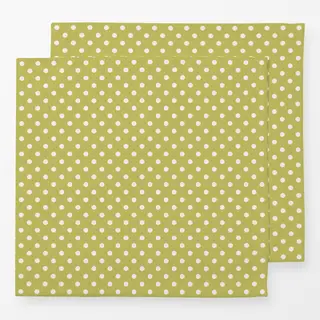 Servietten Punkte Polkadot Beige Hellgrün