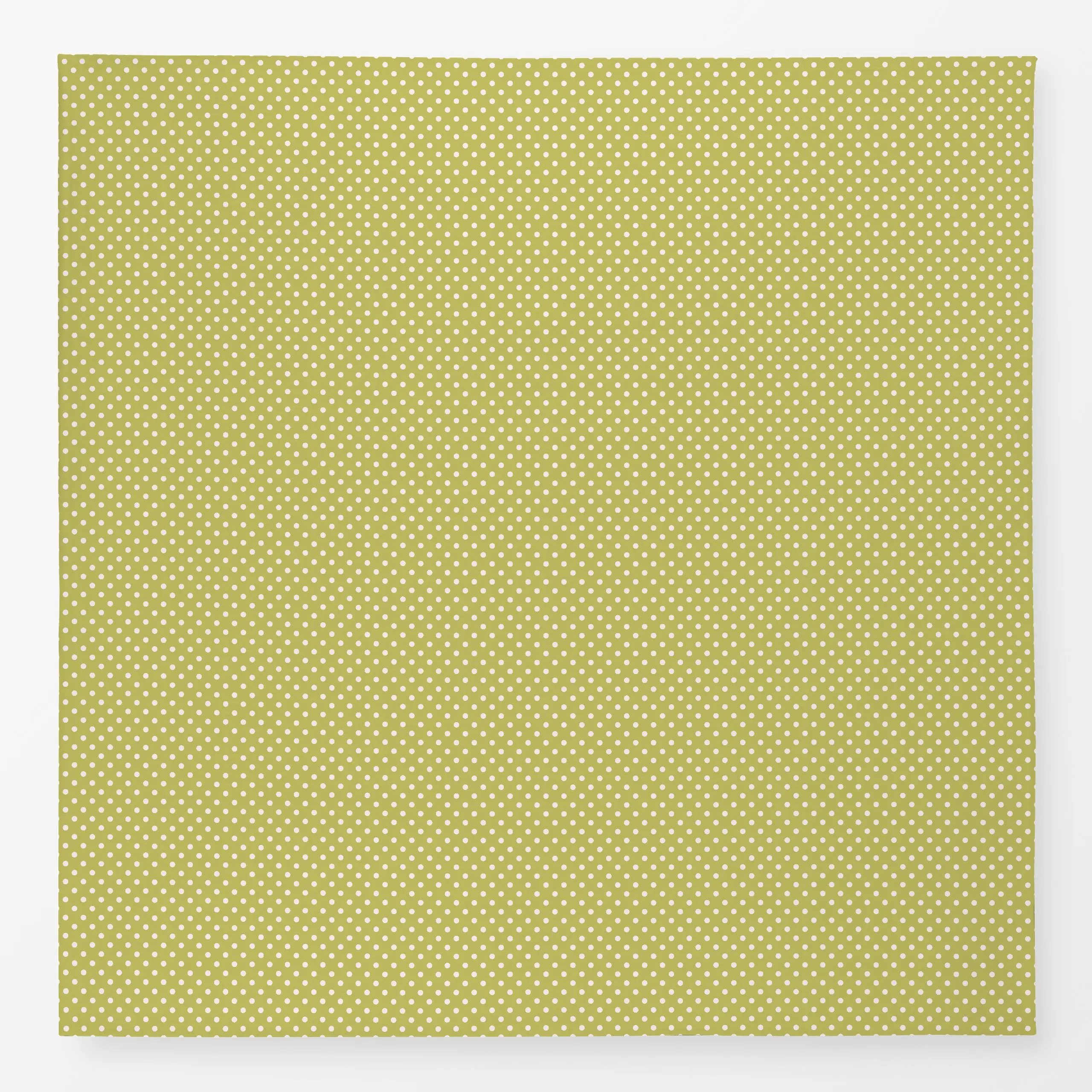 Tischdecke Punkte Polkadot Beige Hellgrün - Frühling, Symbole & Muster, Ostern - von „Kathrin Woo"; Punkte, kleingemustert, ...
