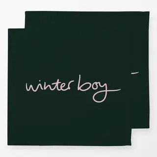 Servietten Winterboy dark green