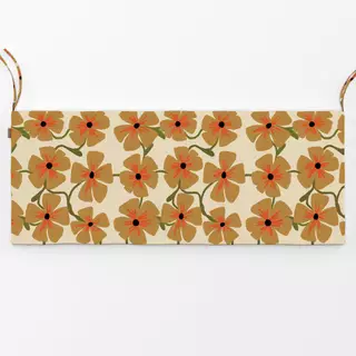 Bankauflage 70's Retro Floral