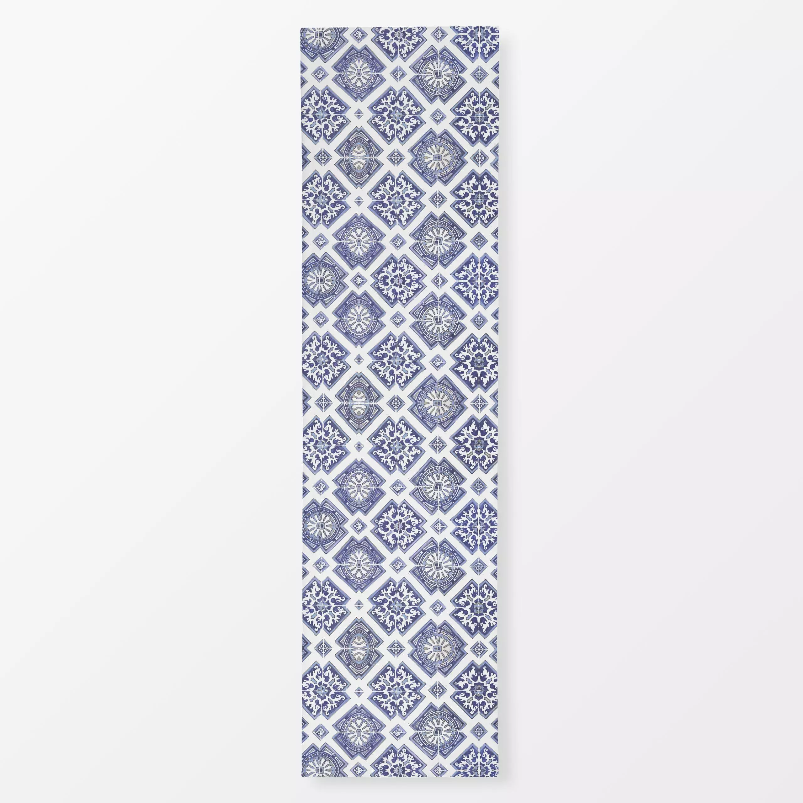 Tischläufer Sommer Azulejo Fliese, gemustert, Sommer, von Bloomery Decor