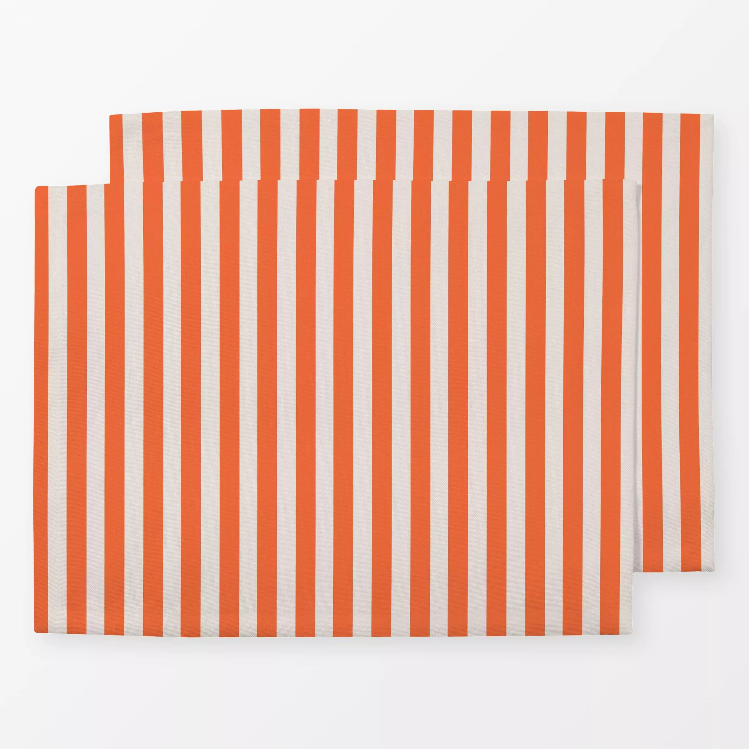 Tischset Stripes Karotten-Orange, gemustert, Ostern, von textilwerk