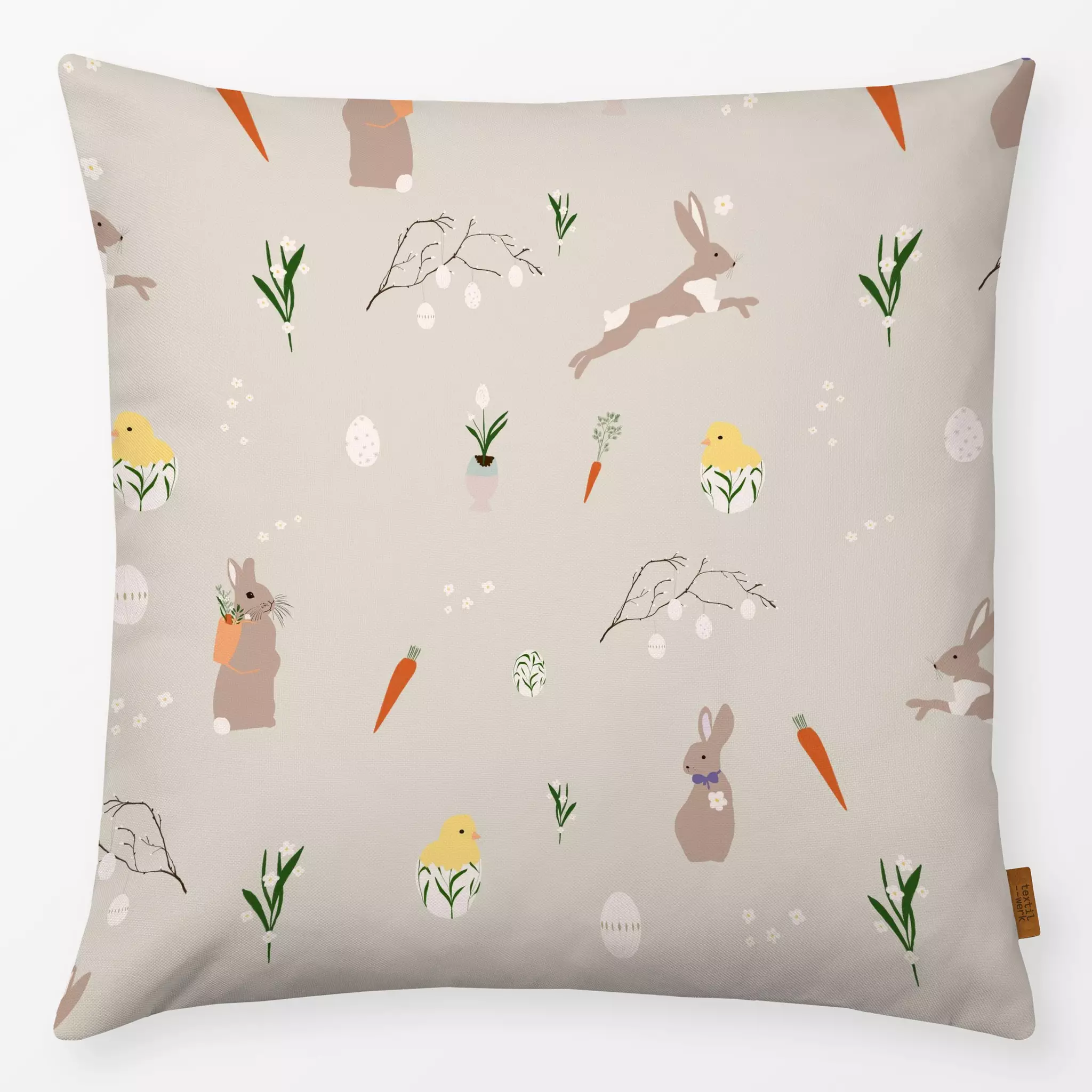 Kissen Kissen Ostern Muster Hell