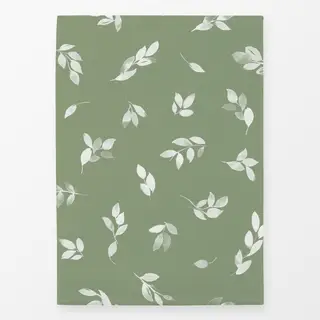 Geschirrtücher Botanisch Blätter Salvei Grun