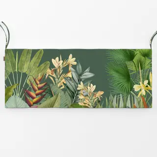 Bankauflage Tropischer Dschungel grün