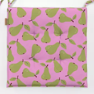 Sitzkissen Birnen pink