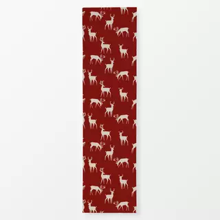 Tischläufer Hirsche Deers rot