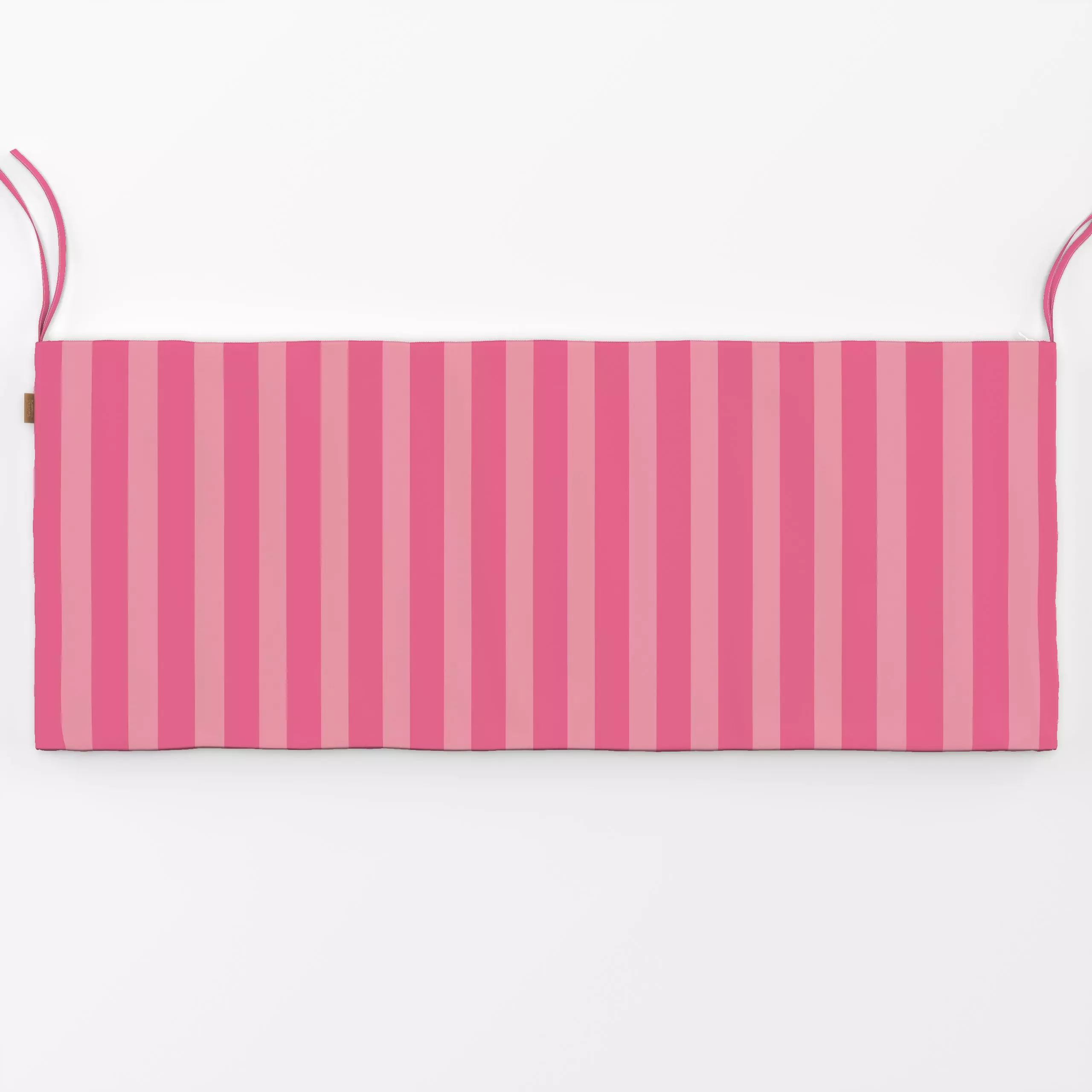 Bankauflage Rayas pink - Frühling, Sommer, Symbole & Muster - von „Karen Menzenbach"; Streifen, rosa, Sommer, grafisch, pink...