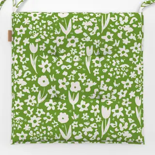 Sitzkissen Blumen Muster Spring Grün